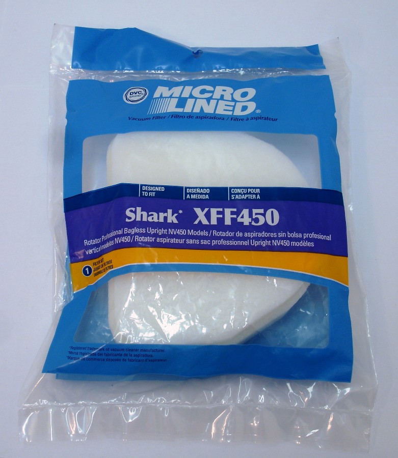SHARK FILTER SET XFF450 UPRIGHT NV450