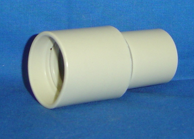 FIT ALL ATTACHMENT HOSE CUFF CRUSHPROOF 1 1/4" WHITE