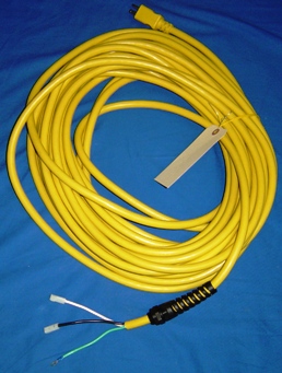 CORD, 75' 14/3 WITH MOLDED GROMMET, YELLOW - FOR BURNISHER