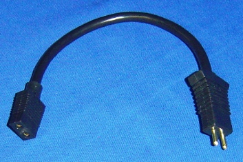 FILTER QUEEN 9 1/2" BLACK MALE & FEMALE PIGTAIL HOSE CORD