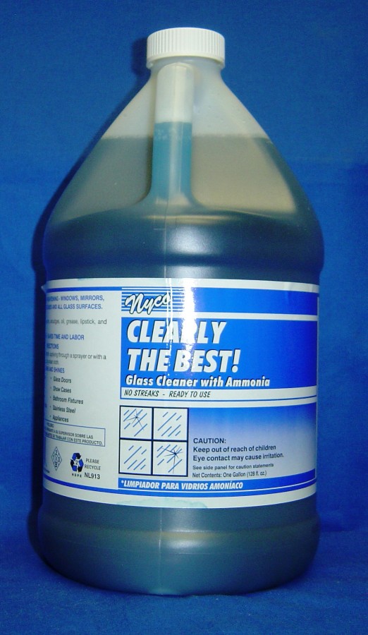 GLASS CLEANER, CLEARLY THE BEST - GAL