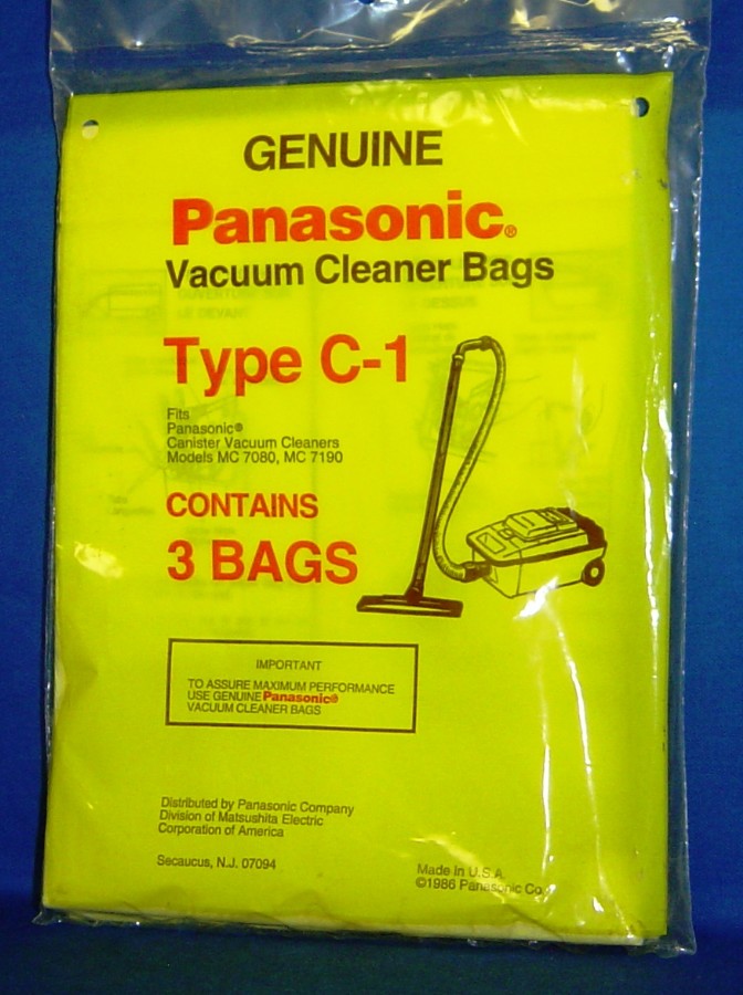 PANASONIC 3 PK PAPER BAGS