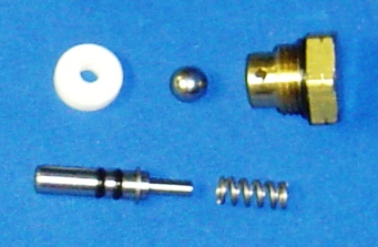 VALVE REPAIR KIT, EASY SQUEEZE, (STAINLESS STEM), WITH NUT.